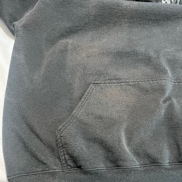 Hozier Band Hoodie Black Distressed Graphic Pullover Fits Like Men’s XXL - Picture 8 of 9